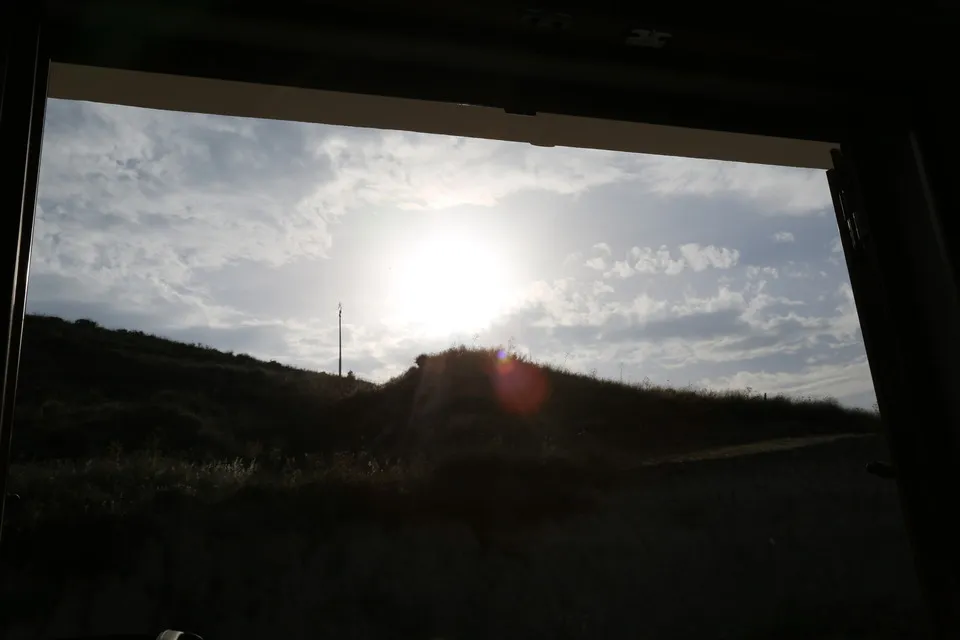 Window view of the mountain from Montagna