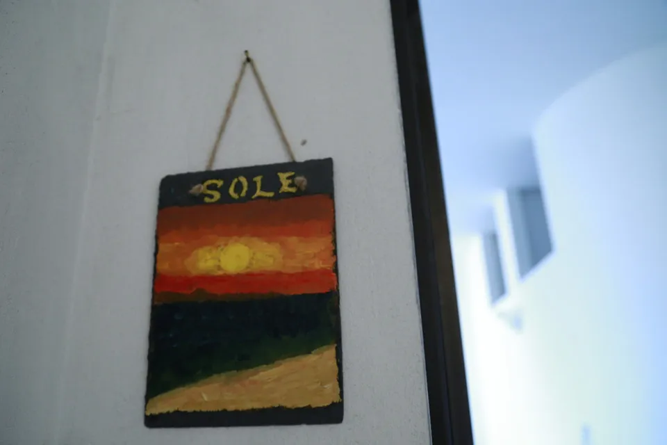 Sole entrance doorway